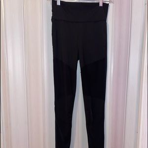 Black leggings w/ Sheer